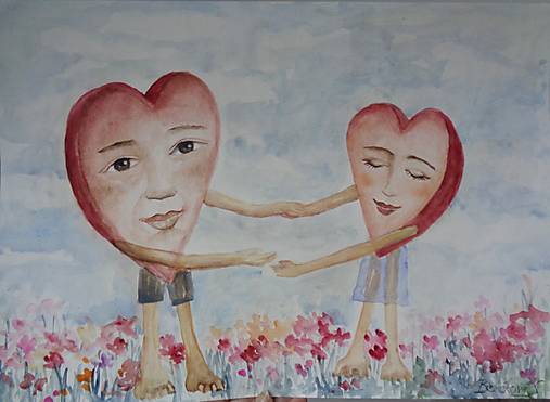 Obrazy - Keď kvitne láska :) - 17063856_