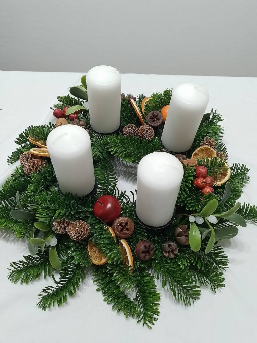 Dekorácie - Adventný veniec - 17064211_