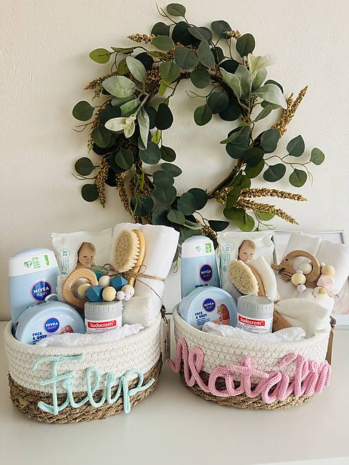 Detské doplnky - Baby box basic s kozmetikou pre bábätko - 17066196_