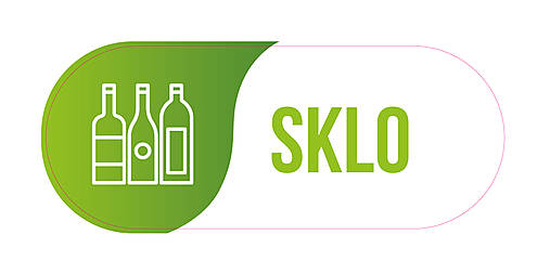 Úložné priestory & Organizácia - Nálepky na triedenie odpadu (Sklo 15 cm) - 17066057_