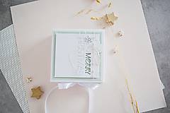Úložné priestory & Organizácia - Vianočná krabička na fotky 10x10 cm - 17067113_