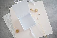 Úložné priestory & Organizácia - Vianočná krabička na fotky 10x10 cm - 17067120_