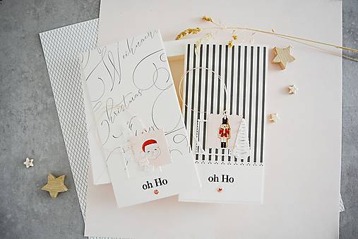 Papiernictvo - Vianočný pozdrav - Mikuláš/Luskáčik - 17067031_