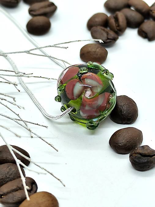 Náhrdelník - Lampwork "Gina"