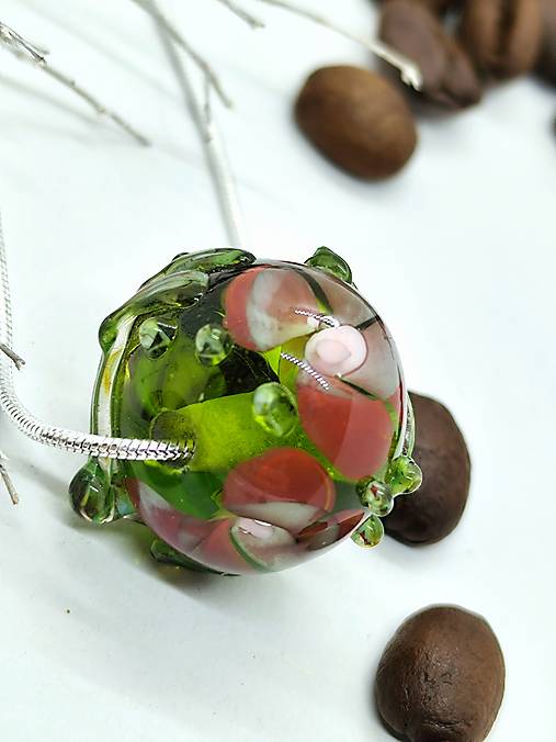 Náhrdelník - Lampwork "Gina"