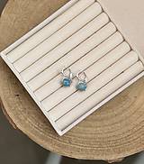 Náušnice - Náušnice Pektolit - Larimar  - 17069504_