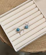 Náušnice - Náušnice Pektolit - Larimar  - 17069505_