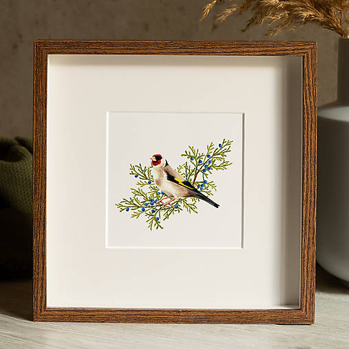 Obrazy - Obraz Stehlík obyčajný - Giclée Print - 17069623_