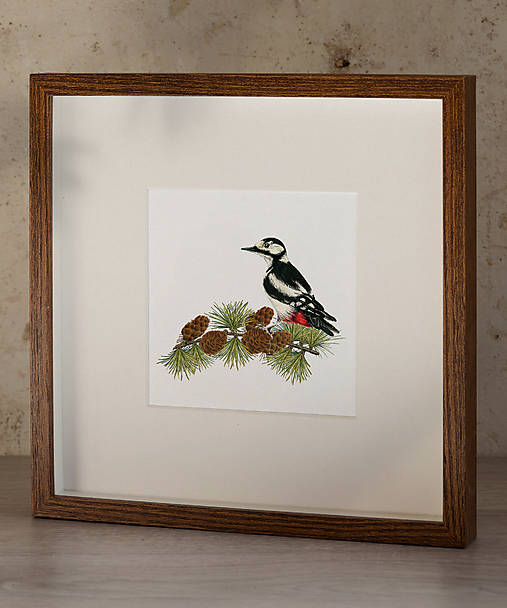 Obrazy - Obraz Ďateľ veľký - Giclée Print - 17069672_