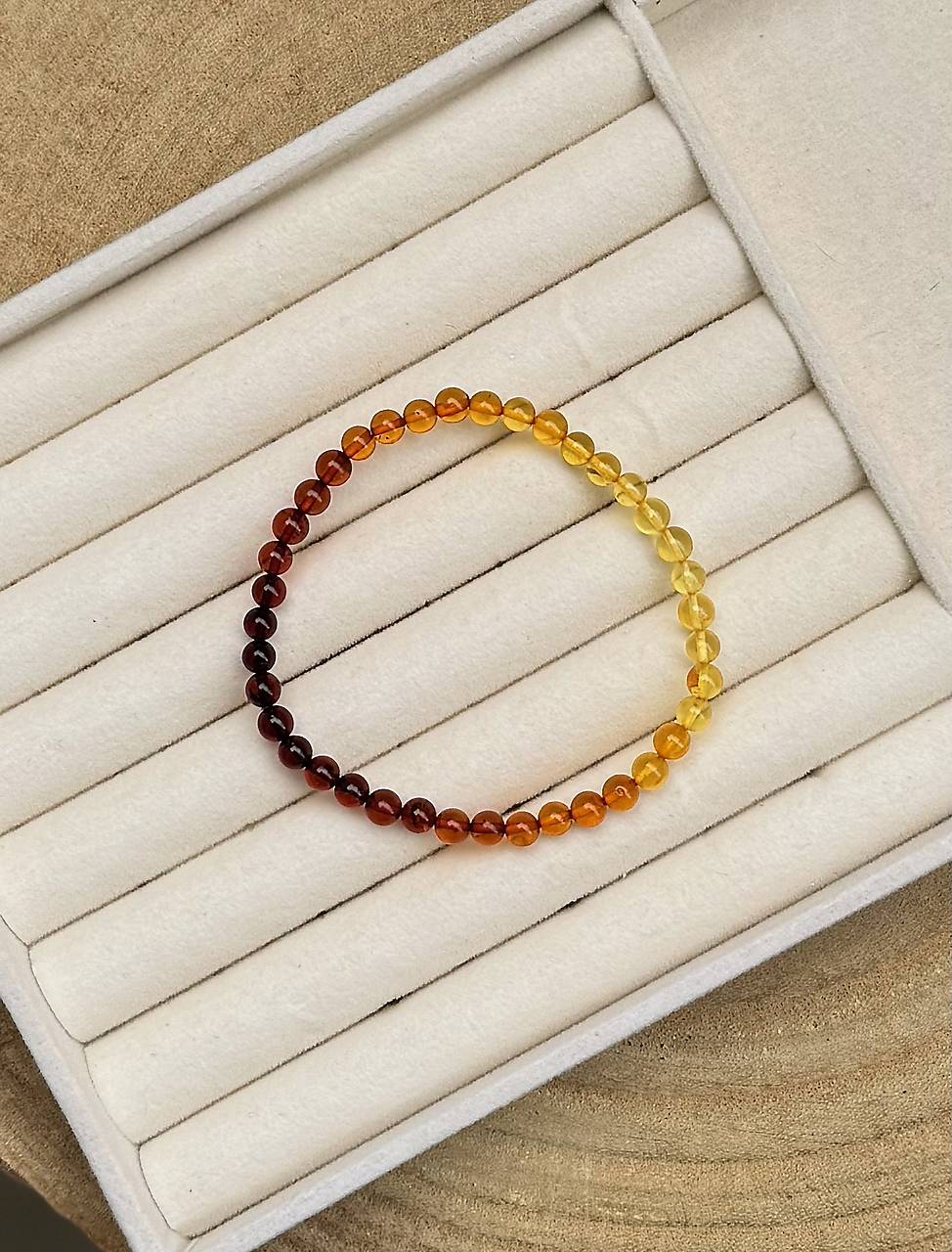 Náramok Úspechu - Jantár 