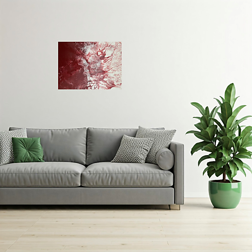 Obrazy - Prelínanie farieb - abstraktný obraz + darček - 30x40cm - 17074558_