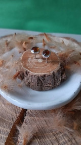 Náušnice - Napichovacie náušnice s citrínmi - 17078108_