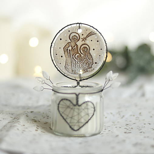 Sviečky - svietnik- Betlehem - 17076085_