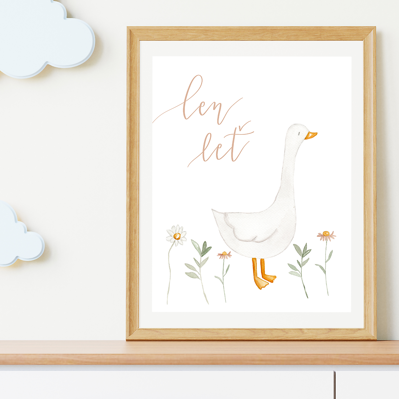 LEN LEŤ (húska) - ART PRINT 