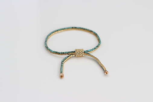 Náramky - Náramok Aurora (Tyrkysová) - 17082635_