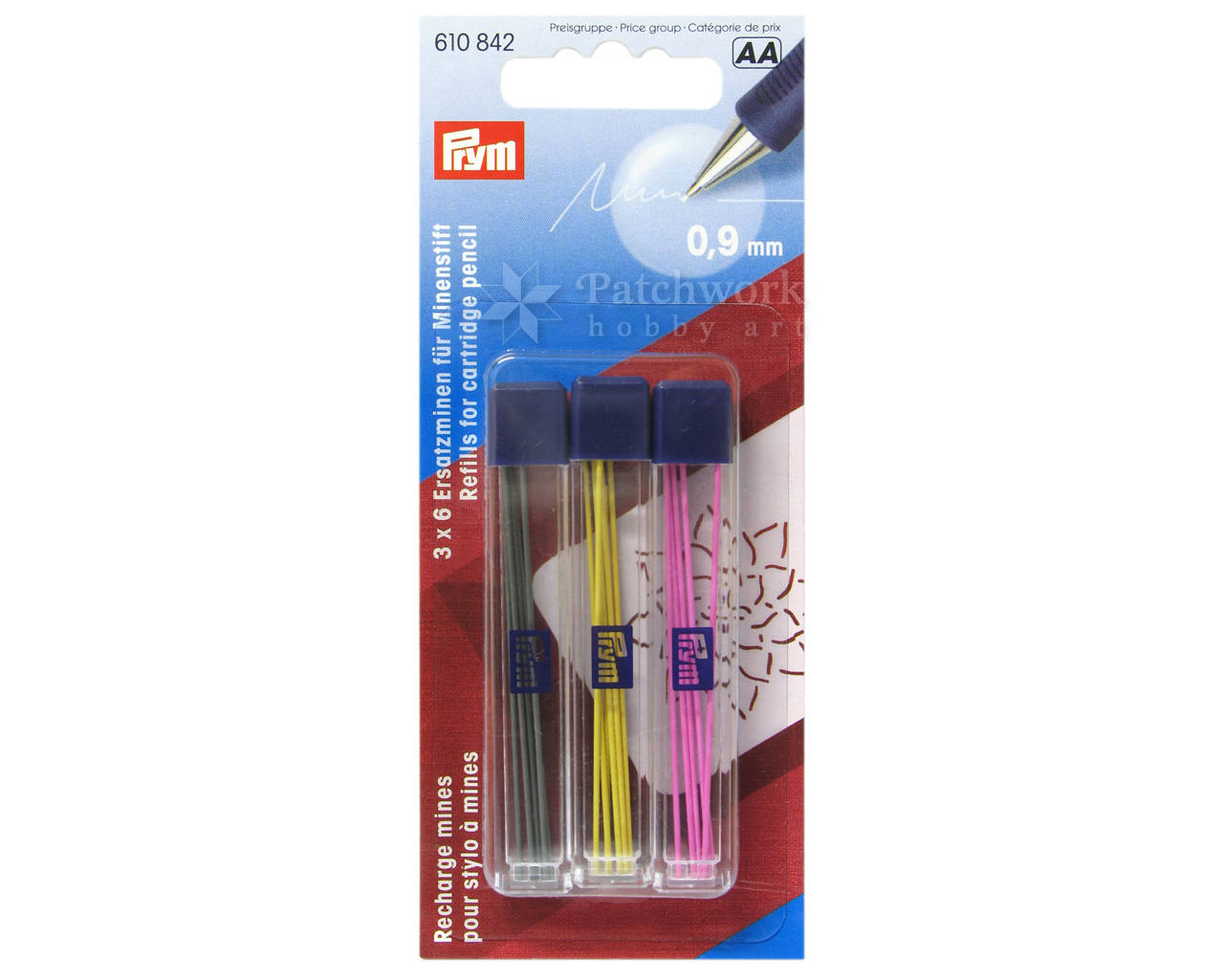 Tuhy do mechanickej ceruzky 0,9 mm Prym (610 842)