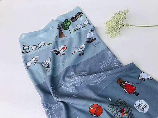 Detské doplnky - Multifunkčná šatka - PASTIERSKA, detská - 17087895_