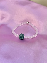 Náramky - Náramok Priezračnosť života - Krištáľ s Achátovou drúzou  - 17094159_