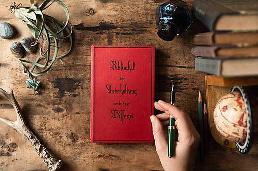 Papiernictvo - Bibliothek - upcyklovaný zápisník/skicár - 17093291_