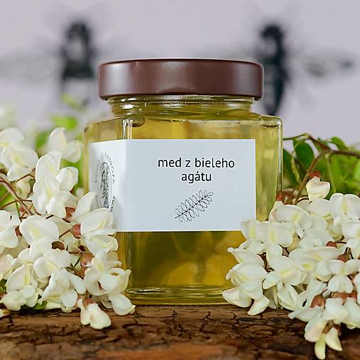 Včelie produkty - med z bieleho agátu - 17095534_