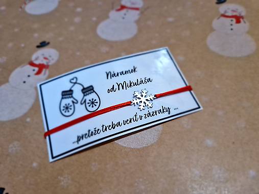 Náramky - Náramok od Mikuláša ( darček na Mikuláša ) - 17095365_