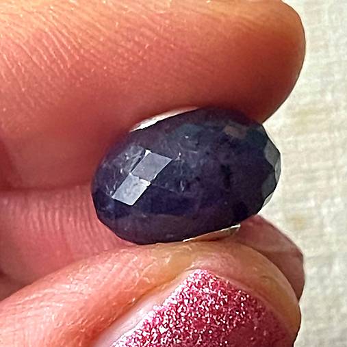 Blue Sapphire Pandora Style Pendant / Prívesok, korálka zafír AG925 E058 (č.2)