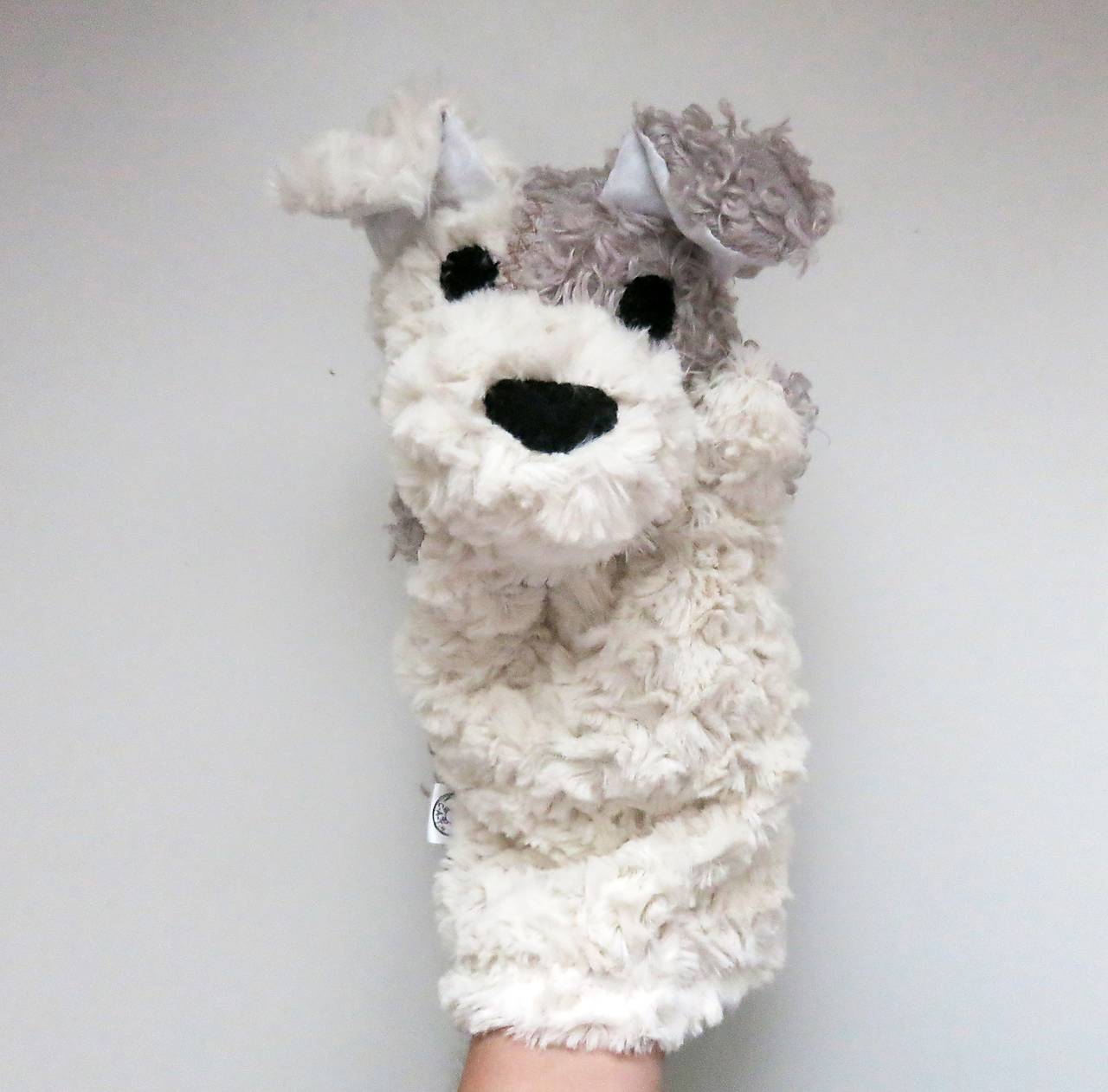 Maňuška psík chlpatý (s bielobéžovým kožúškom)