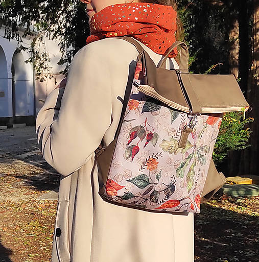Batohy - Ronya backpack šípky a mochyně - 17100017_
