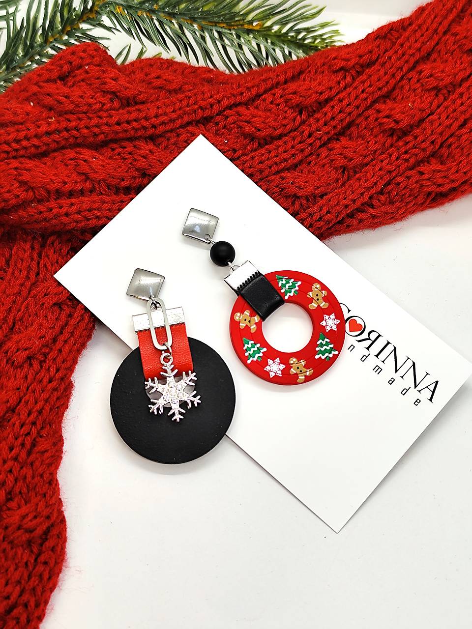 Asymetrické náušnice "Laura" 