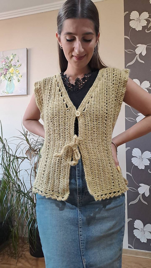 Vesty - Zlatá vesta - 17098520_