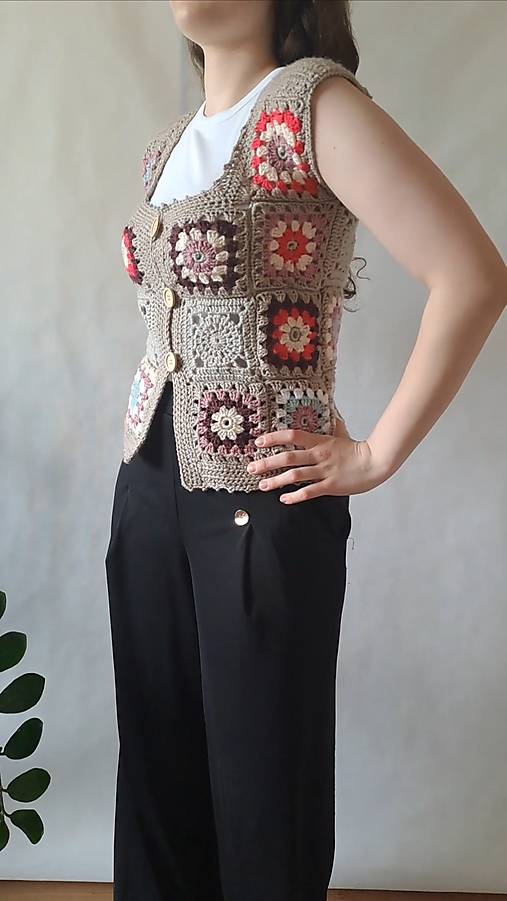 Vesty - Patchwork vesta  - 17098536_