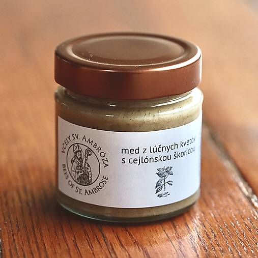 Včelie produkty - med s cejlónskou škoricou (250g) - 17101736_