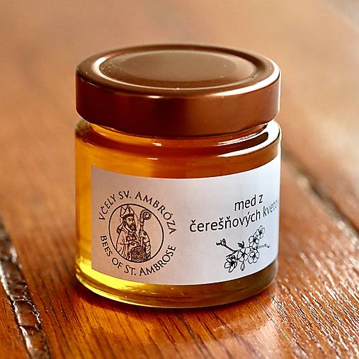 Včelie produkty - med z čerešňových kvetov (250g) - 17101740_