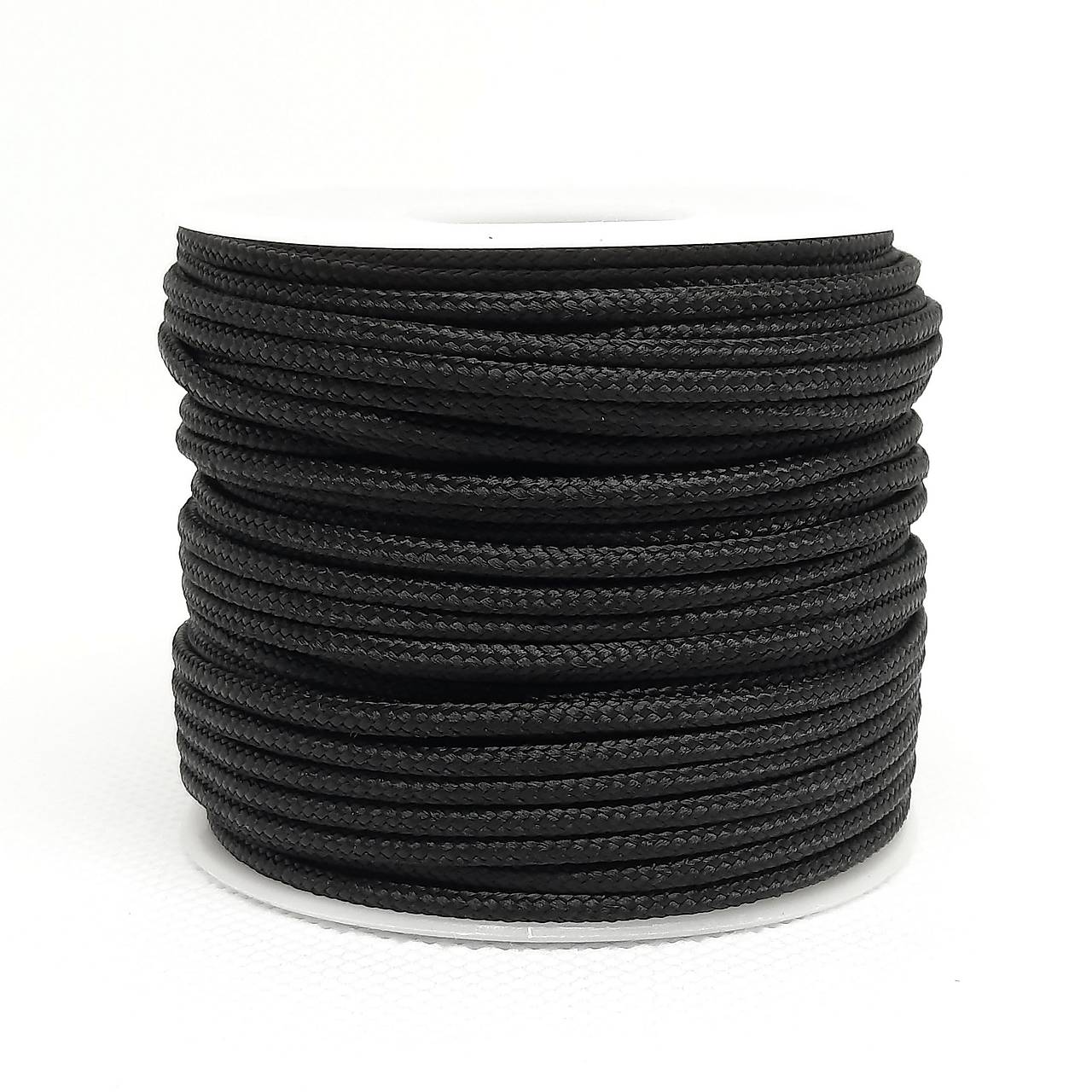Padáková / odevná šnúra Ø2,5mm-1m (čierna)