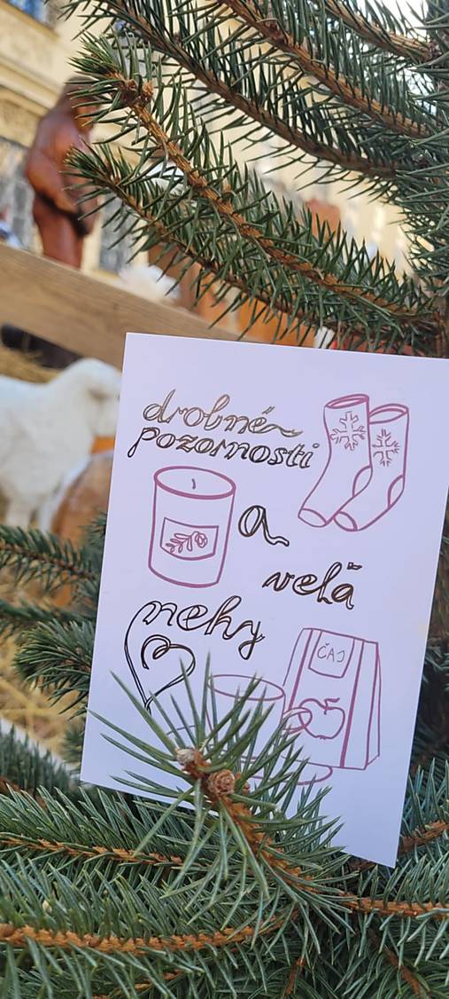 Papiernictvo - Vianočné prianie “Darčeky, ktoré zahrejú” - 17103440_