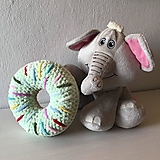 Hračky - * malý DONUT * pastelovozelený : z Puffy Fine - 17106517_