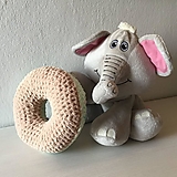 Hračky - * malý DONUT * pastelovozelený : z Puffy Fine - 17106521_