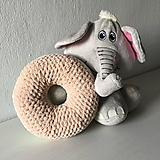 Hračky - * malý DONUT * pastelovozelený : z Puffy Fine - 17106552_