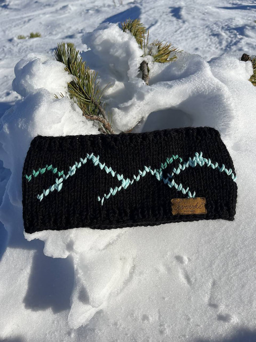 Čiapky, čelenky, klobúky - Čelenka svetlo v horách - 17107113_