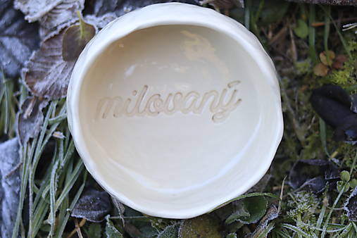Nádoby - misa Milovaný 2 - 17107882_