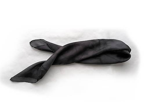 Šatky - "black marble" hodvábná šatka  55x55cm skladom - 17106816_