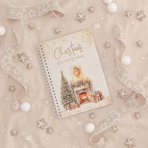 Papiernictvo - Vianočný zápisník - 17111395_