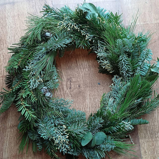 Dekorácie - Na dotvorenie  základ z jedľovej čečiny (30) - 17110464_