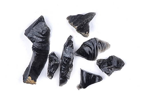 Minerály - Obsidián strieborný K459 - 17113421_