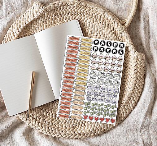 Papier - Veľká sada poznačovacíh nálepiek do diára - 17116167_