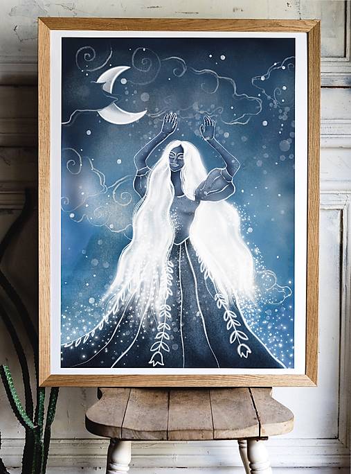 Kresby - Perinbaba trochu inak - zimná ilustrácia - 17116222_