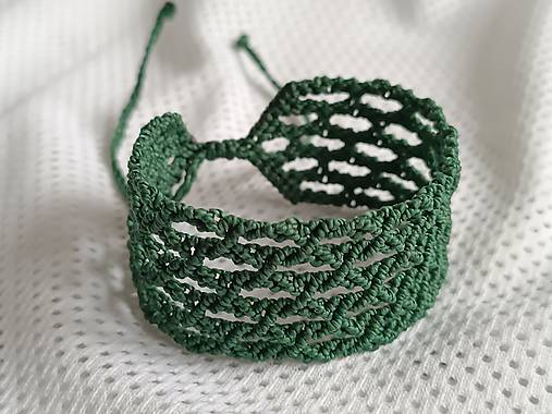 Pánske šperky - Náramok ROBIN green - 17113429_