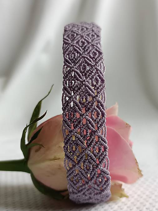 Náhrdelníky - Choker BELISAMA lila - 17113601_