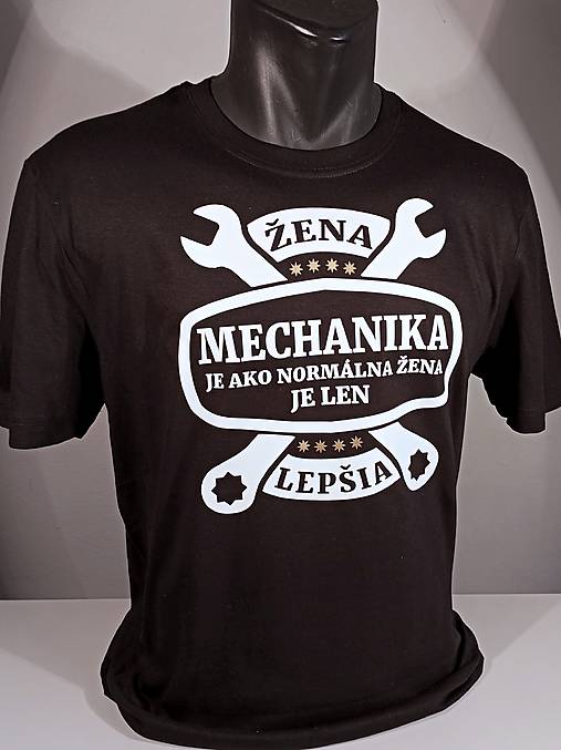 Topy, tričká, tielka - Tričko pre ženy mechanikov - 17119891_