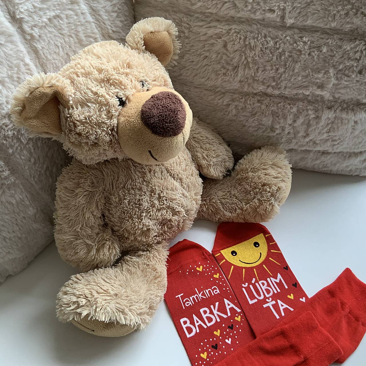 Maľované ponožky pre ... (babku, ktorú ľúbite)